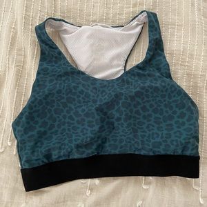 Senita Athletics Hustle Sports Bra Cheetah Leopard